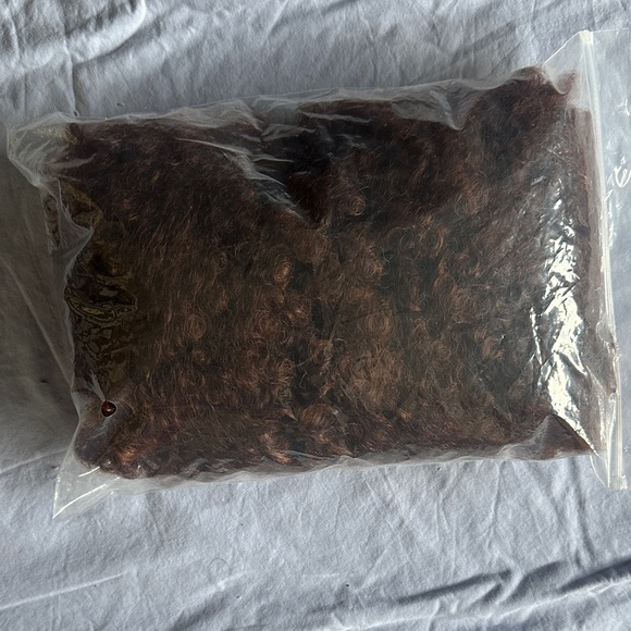 Brown Full Curly Afro Wig - Picture 6 of 6